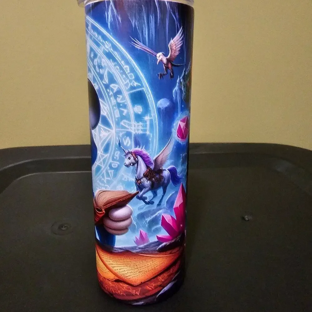 Mickey 20oz Stainless Steel Insulated Tumbler & Straw - New